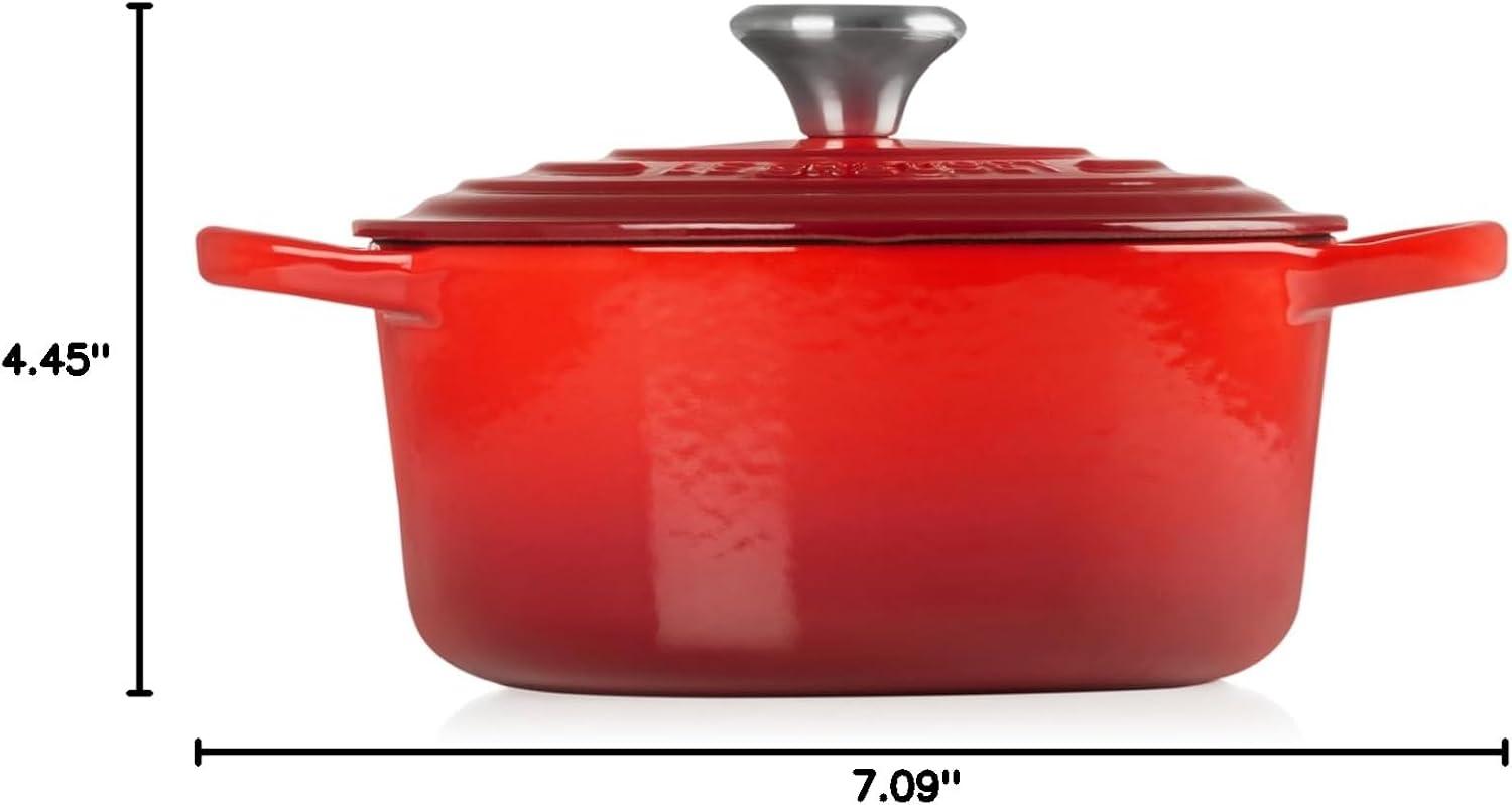 Cerise Enameled Cast Iron 2-Quart Dutch Oven