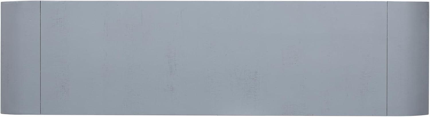 Unique Retro Curved Sideboard with 4 Doors and Treated Fir Veneer, Wood Accent Entryway Console Table Storage Cabinet for Hallway Living Room Foyer Corridor (Natural-12.31)