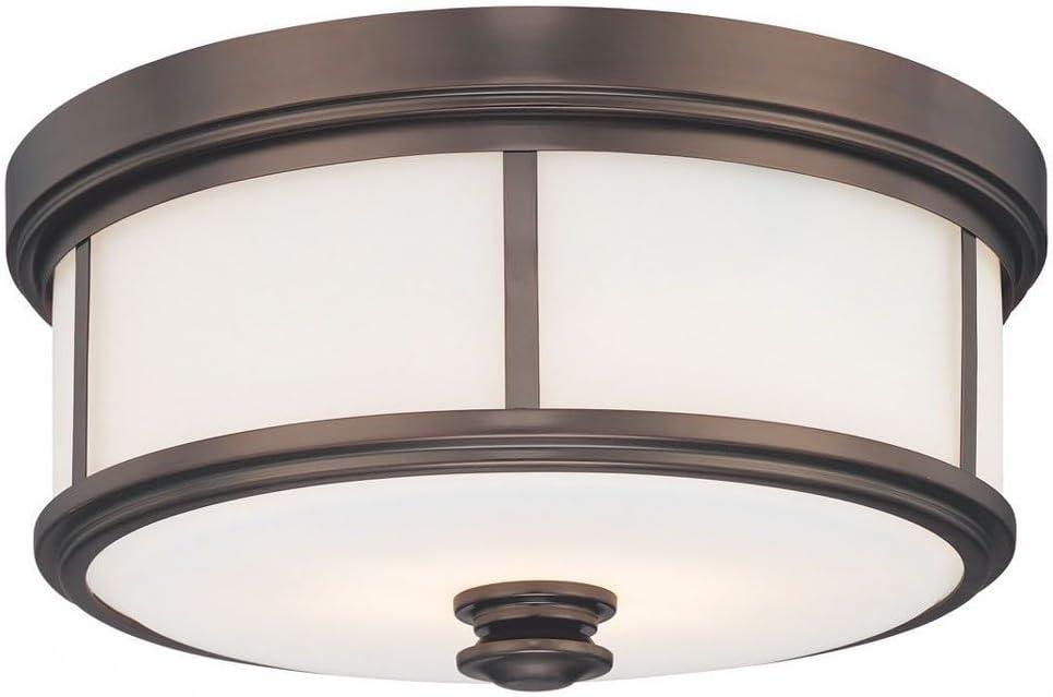 Harvard Court Glass Flush Mount