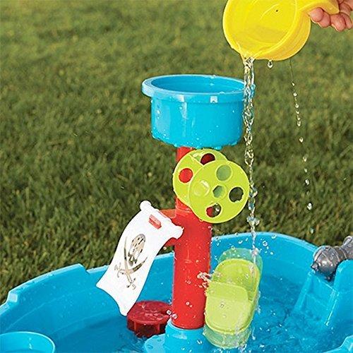 Beach Toy Pirate Ship Sandboxes 21 Pcs Sand Water Table for Boys Girls Toddlers + 3 Y Mundo Toys