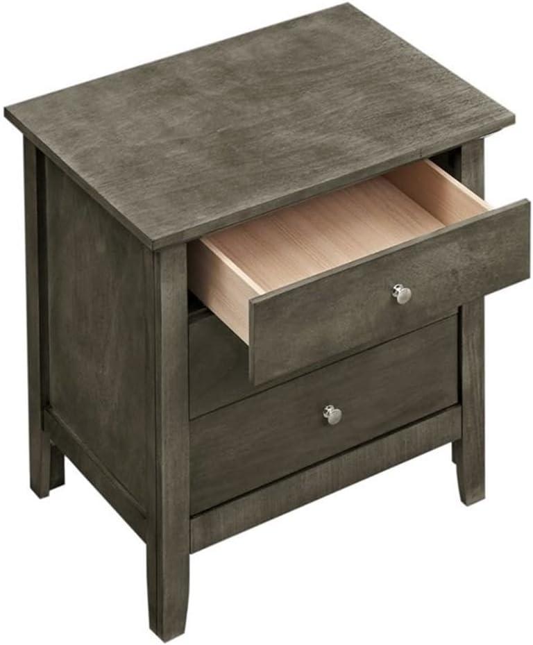 Hammond 3 - Drawer Nightstand Bed Side Table Wood Nightstand Small Bedside Table And Dresser