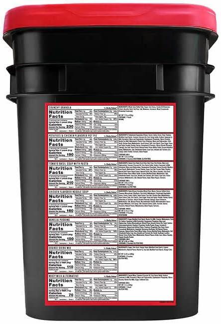 ReadyWise 150 Serving Gluten-Free Emergency Food Supply Bucket