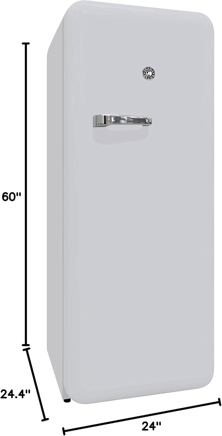 Brama 9.9-cu ft Counter-Depth Top-Freezer Refrigerator ( White )
