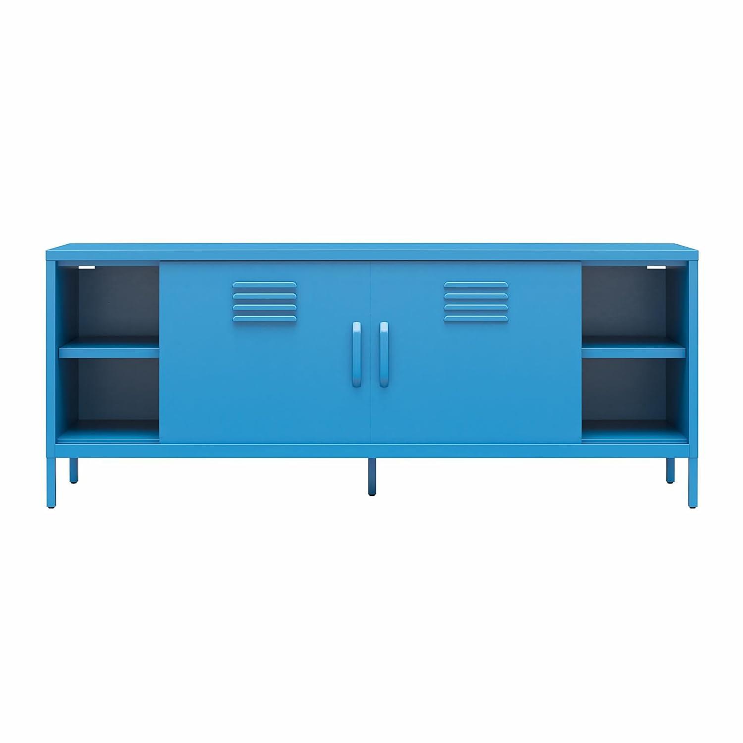 Cache Metal Locker-Style TV Stand for TVs up to 65"