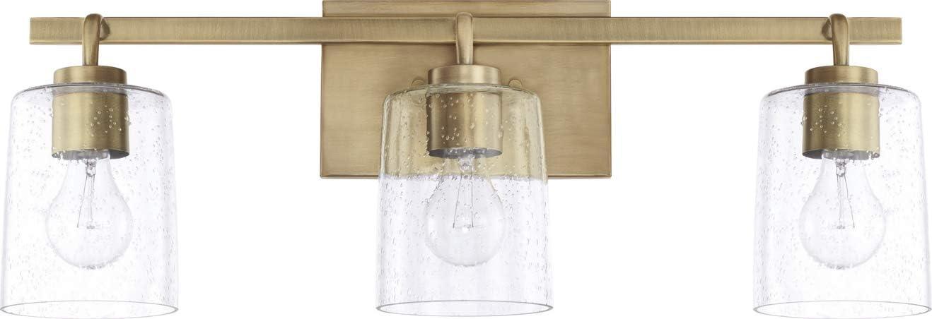 Capital Lighting 128531-449 Greyson 3 Light 25" Wide Bathroom Vanity Light - Brass