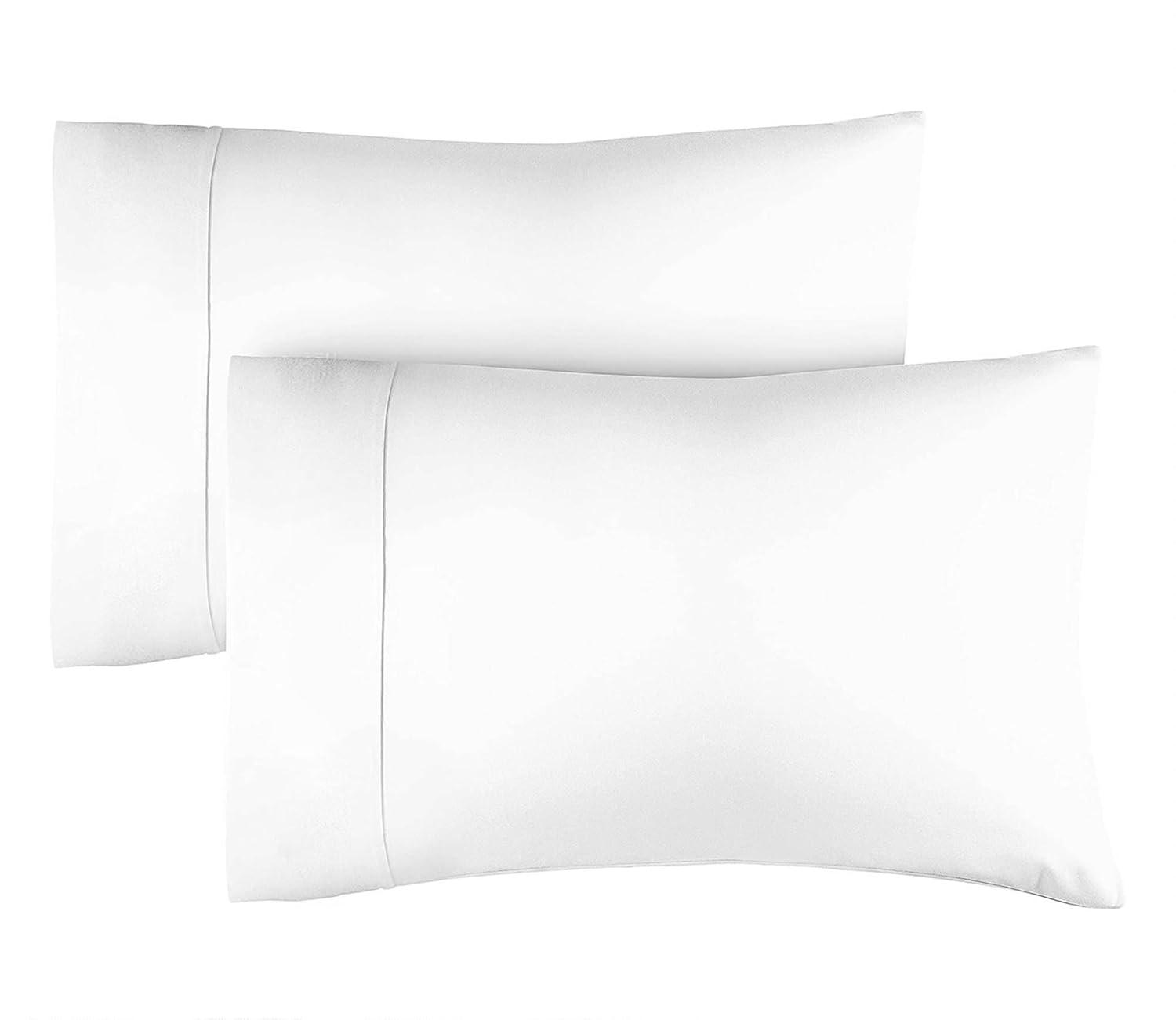 CGK Linens Hotel Quality 400 Tread count 100% Cotton Pillowcase Covers - Set of 2