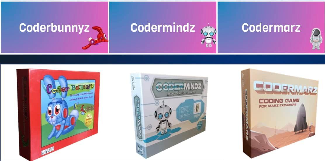 Coderbunnyz - the Most Comprehensive Coding Game Ever! Stem Education Toy and Gift for Girls and Boys Ages 4 - 104! No Prior Coding Experience Required. Learn and Play with Computer Programming today.