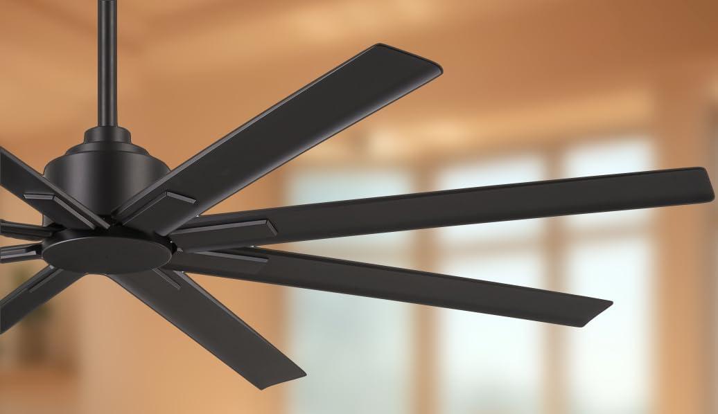 65" 8 - Blade Standard Ceiling Fan with Remote Control