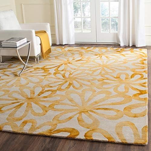 Dip Dye DDY527 Hand Tufted Area Rug - Beige/Gold - 6'x9' - Safavieh..