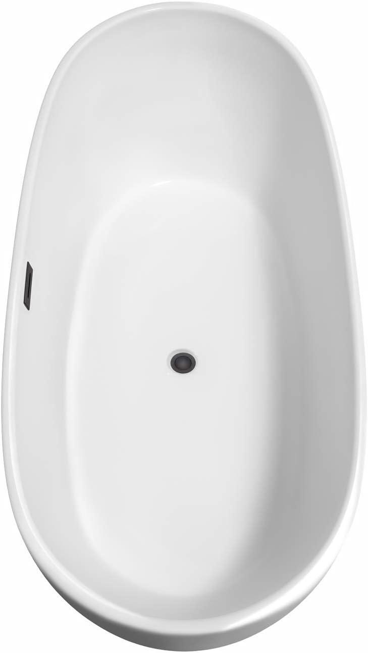 Rebecca 70'' x 32'' Freestanding Soaking Acrylic Bathtub