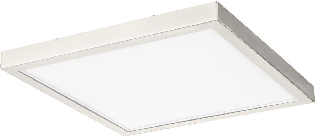 Progress Lighting Everlume 1-Light LED Flush Mount, White, Polycarbonate, 14", Wet Rated, Edgelit Technology