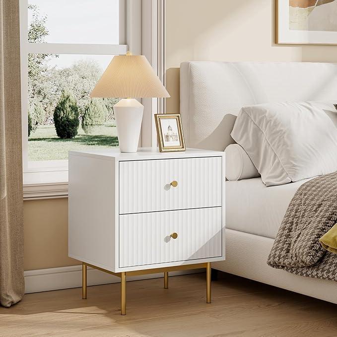 Nightstand With 2 Drawers (Set of 2)