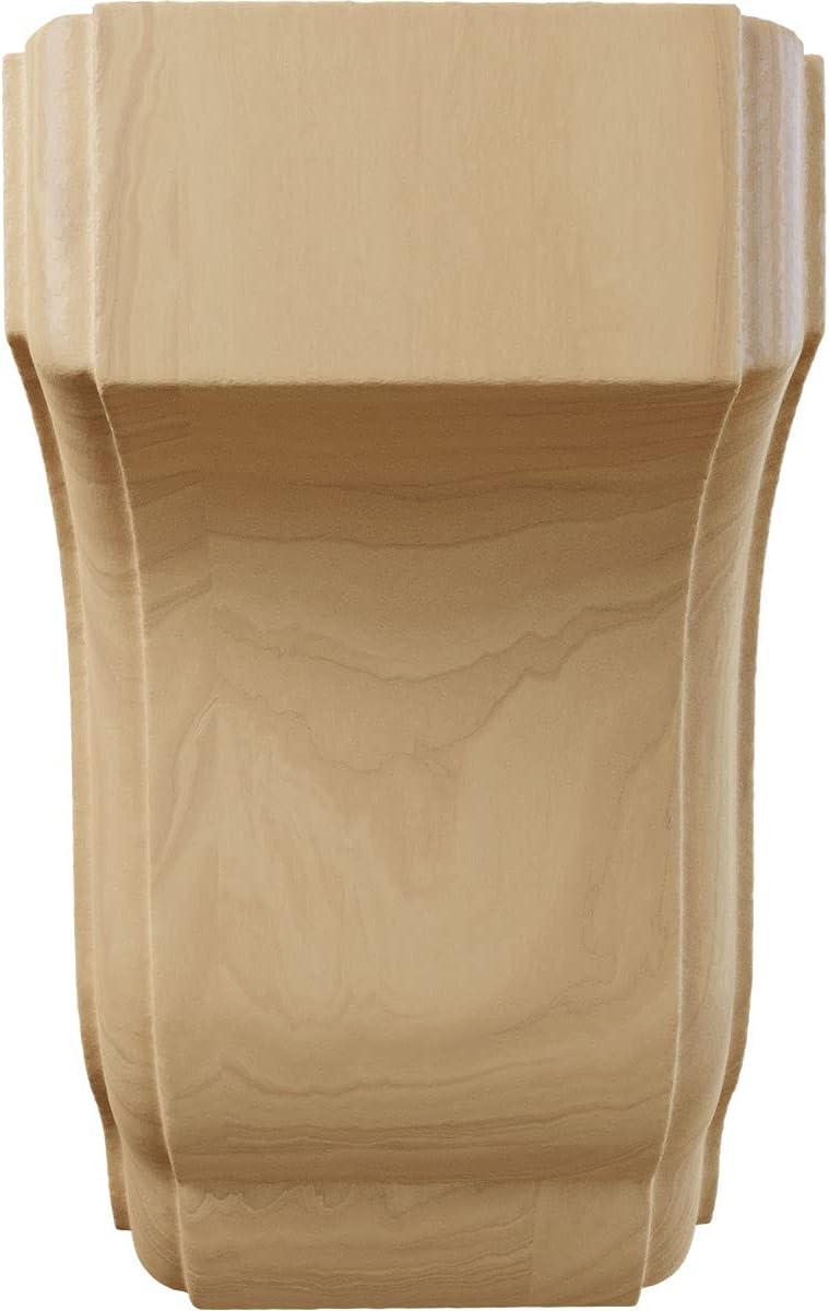 Ekena Millwork 2 1/2"W x 2 3/4"D x 4 1/2"H Capistrano Mission Corbel, Cherry