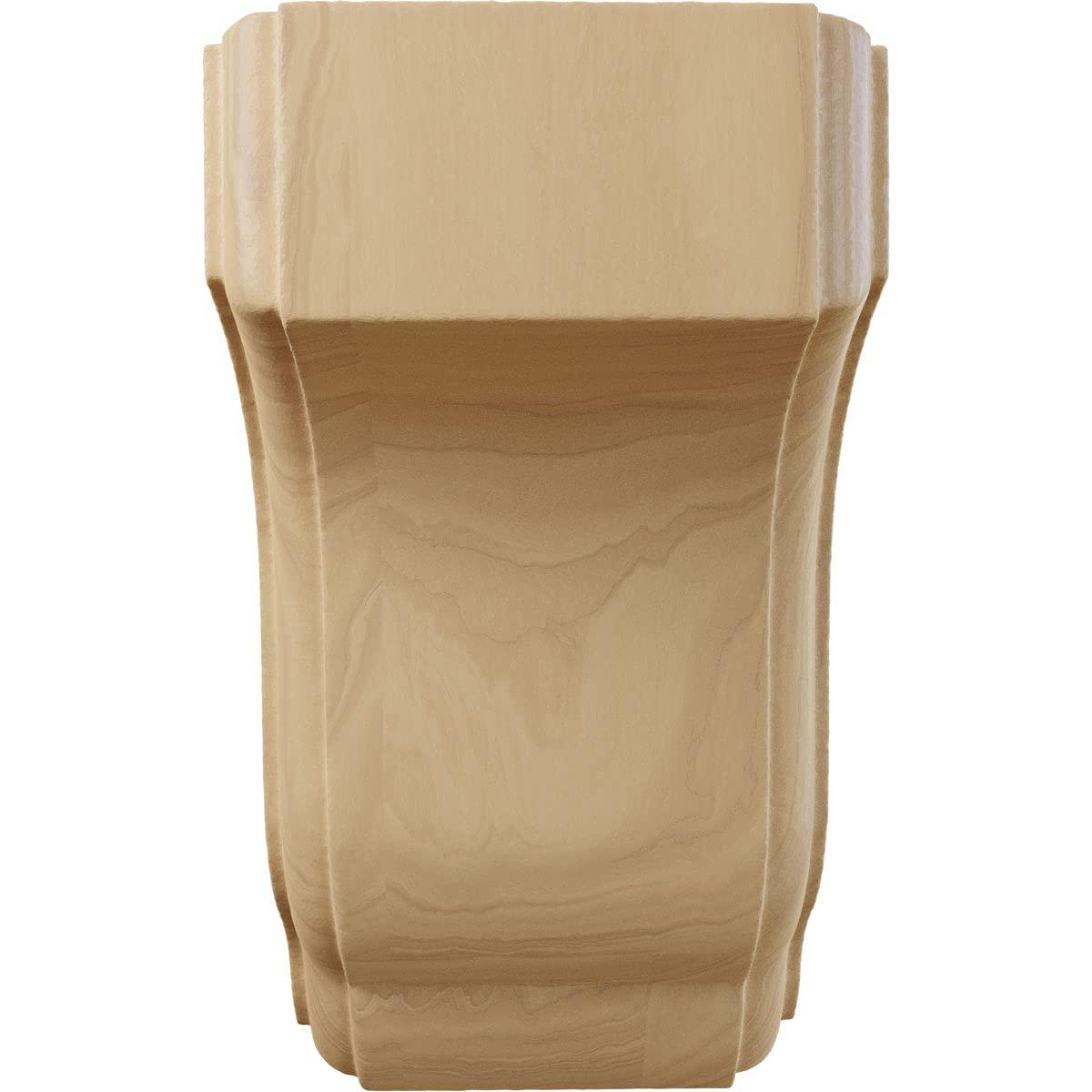 Ekena Millwork 2 1/2"W x 2 3/4"D x 4 1/2"H Capistrano Mission Corbel, Cherry