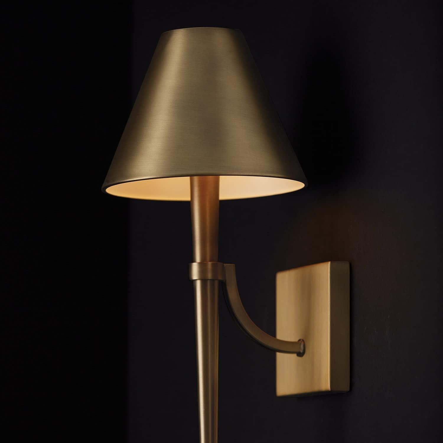1 Light Wall Sconce In Transitional Style-18.75 Inches Tall And 8 Inches Wide-Aged Brass Finish Capital Lighting 645911Ad