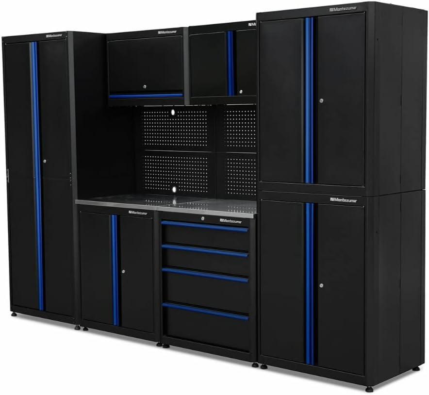 Montezuma Steel Garage Organization Cabinet
