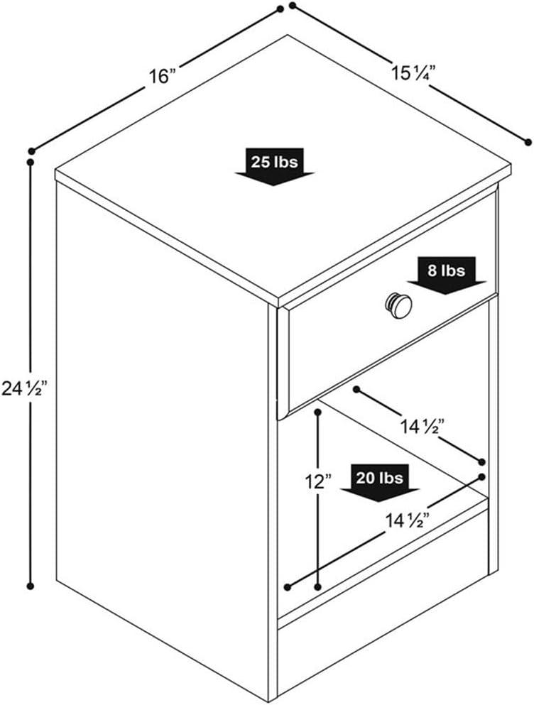 Astrid Drawer Nightstand - Prepac