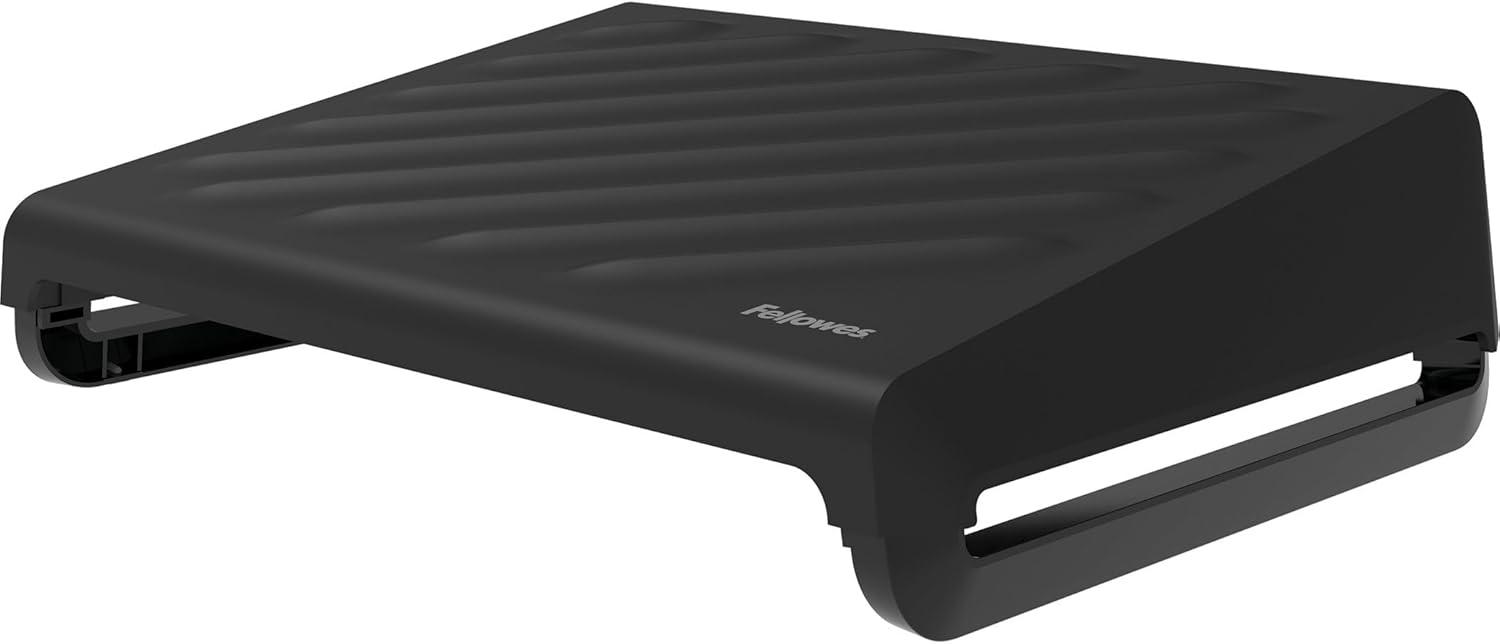 Fellowes  Breyta Foot Rest, 19.3 X 14.2 X 3.9, Black