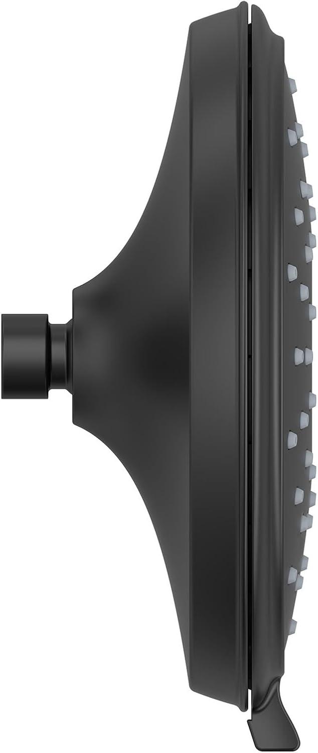 Matte Black Multi-Function Wall Mounted Showerhead