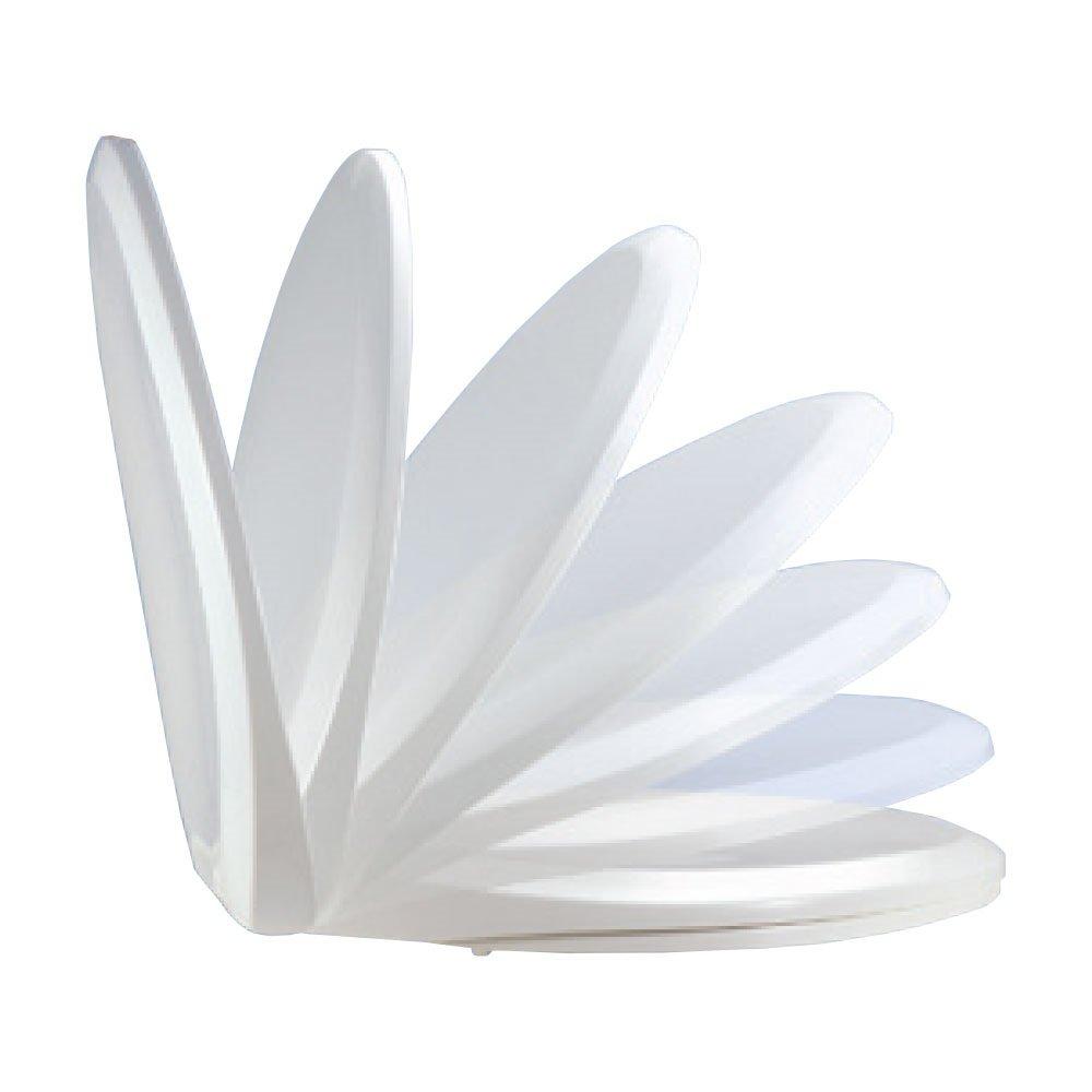 Bath Décor Round Toilet Seat and Lid 2F1R6-00