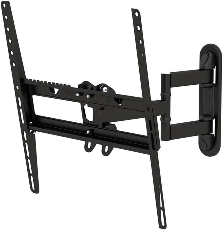 Textured Black Steel Full-Motion Wall Mount for 25"-47" TVs