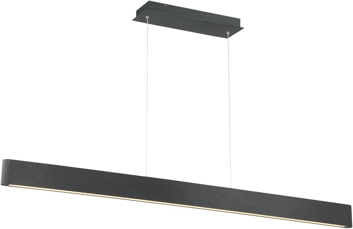 Volo 54" Black Glass LED Indoor/Outdoor Pendant