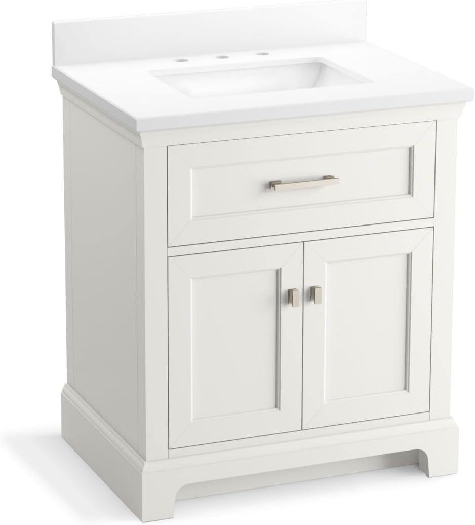 Charlemont 30 In. Bathroom Vanity Cabinet With Sink And Quartz Top