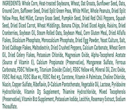 Wild Harvest Parrot Advanced Nutrition Diet Dry Bird Food, 8 lbs