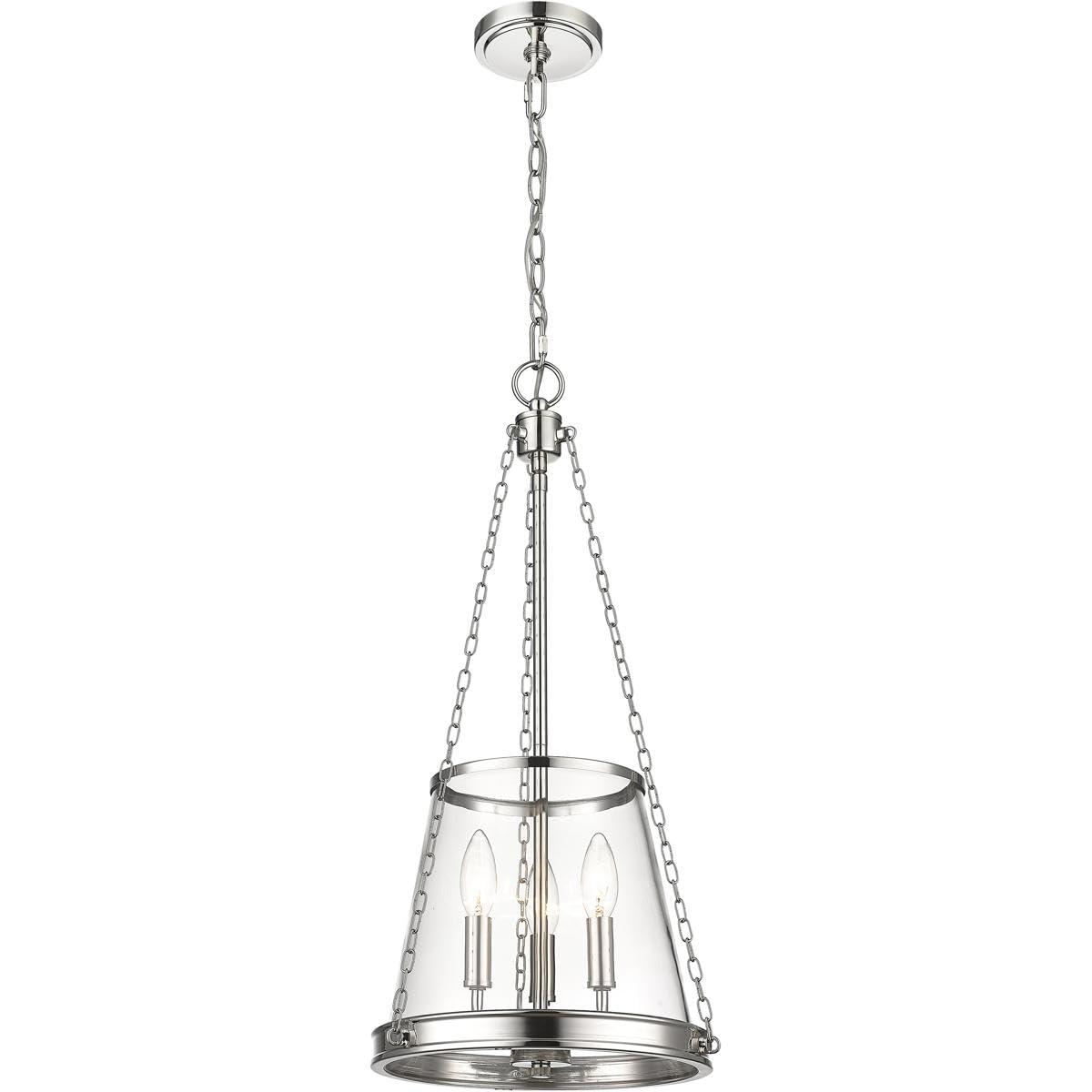 Z-Lite Prescott 3 - Light Pendant in  Polished Nickel