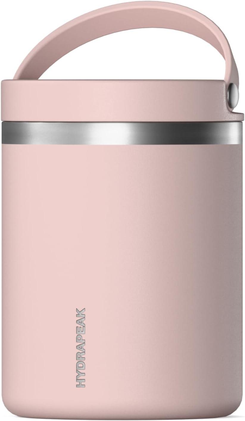 Hydrapeak 32 Oz Stainless Steel Vacuum Insulated Wide Mouth Leak-proof Thermos Food Jar For Hot And Cold, 10 Hours Hot 16 Hours Cold (Gray)