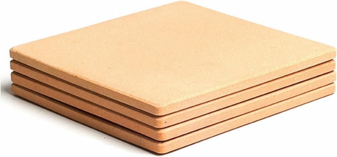 Pizzacraft ThermaBond Mini Pizza Stones - Set of 4, Natural