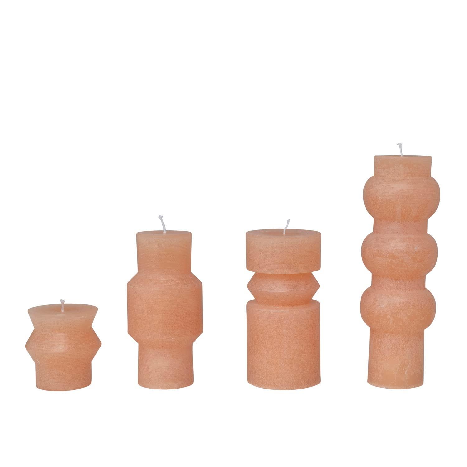 Creative Co-Op Unscented Totem Pillar Candle