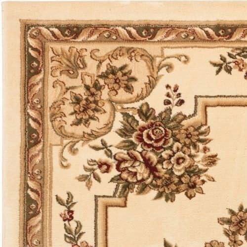 Well Woven Pastoral Medallion French European Floral Formal Traditional Modern Classic Thick Soft Area Rug