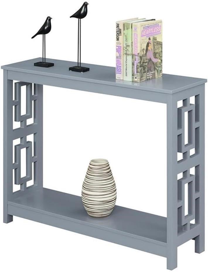 Convenience Concepts Town Square Console Table, Gray