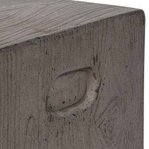 Cube Accent Stool - Indoor/Outdoor - VNN1003 - Gray - Safavieh