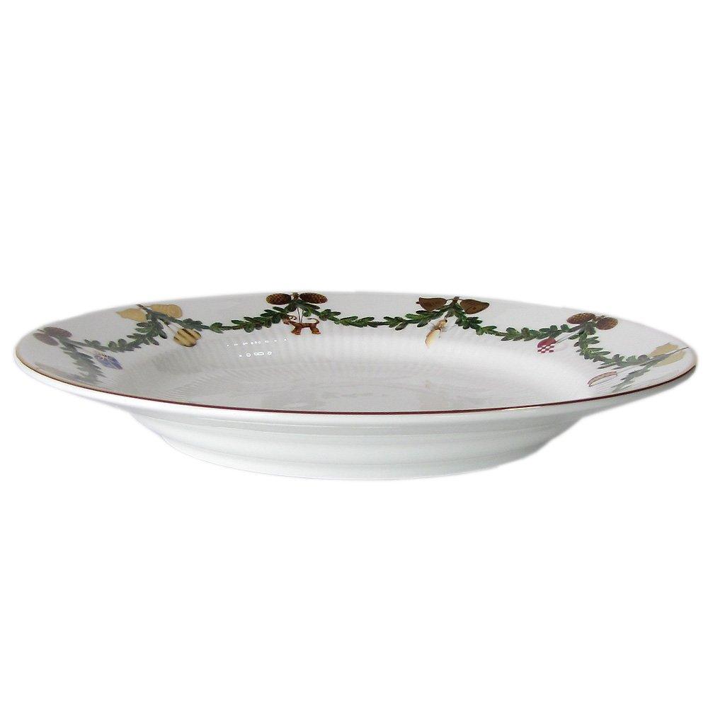 Royal Copenhagen Star Fluted Christmas Salad Plate