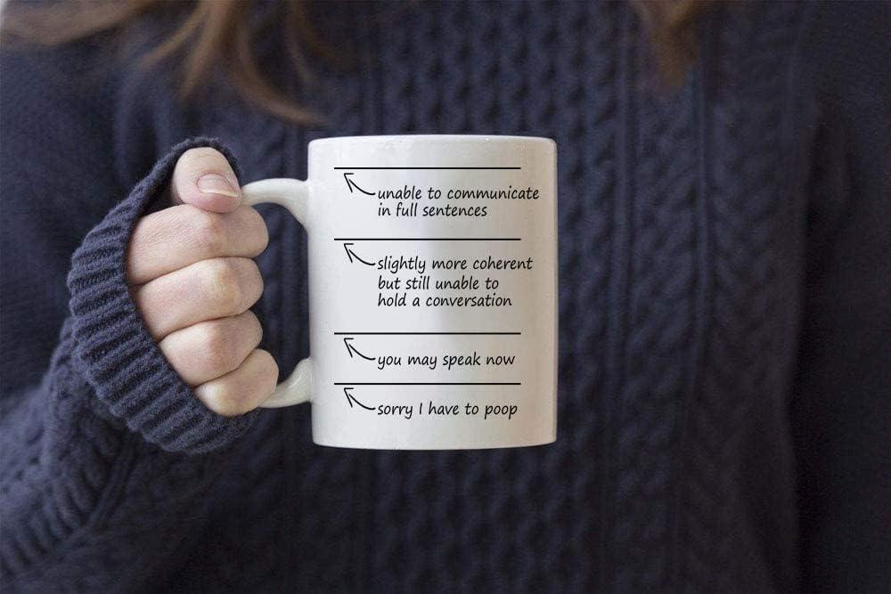 Aviento You May Speak Now 11 Ounces Ultra White Ceramic Funny Coffee Mug