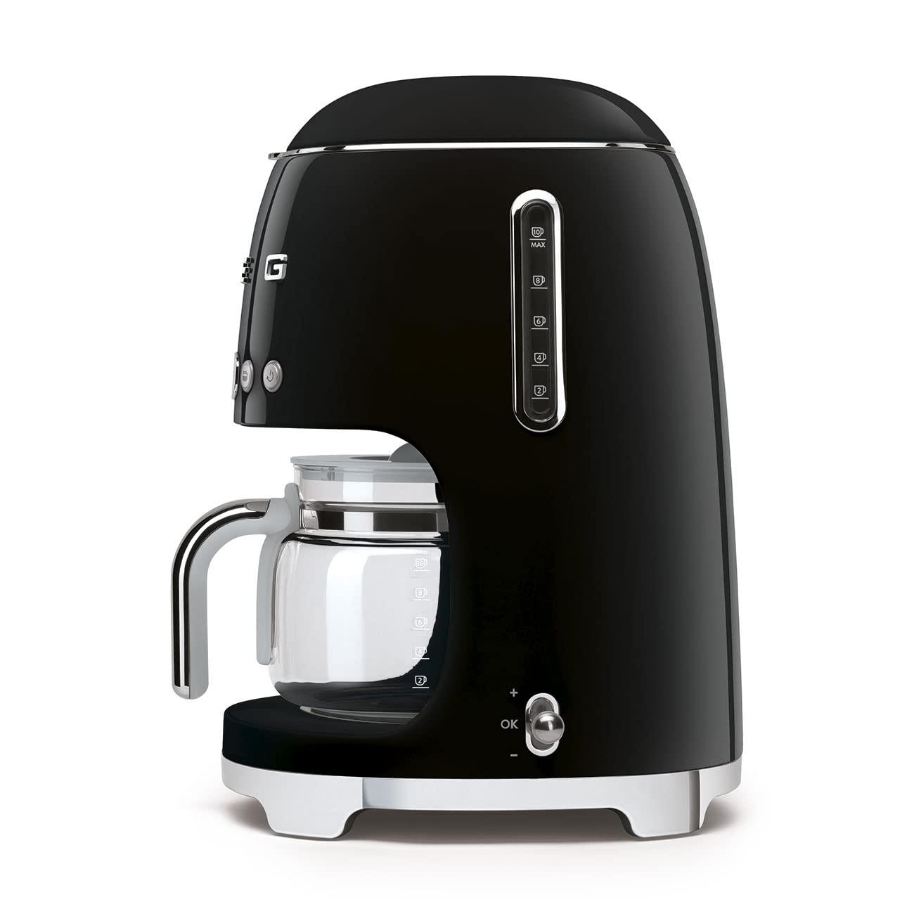 SMEG Black Retro Drip Coffee Maker