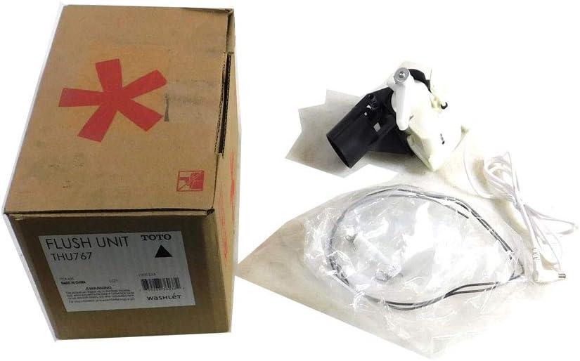 White and Black Modern Auto Flush Valve Kit