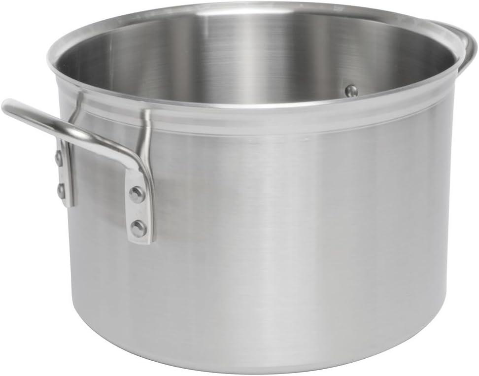 16 Qt Stainless Steel Tri-Ply Stock Pot with Riveted Handles