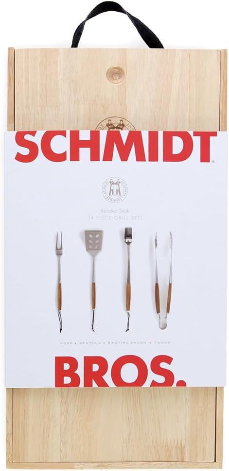 Schmidt Brothers Bonded Teak 4-Piece Grill Set