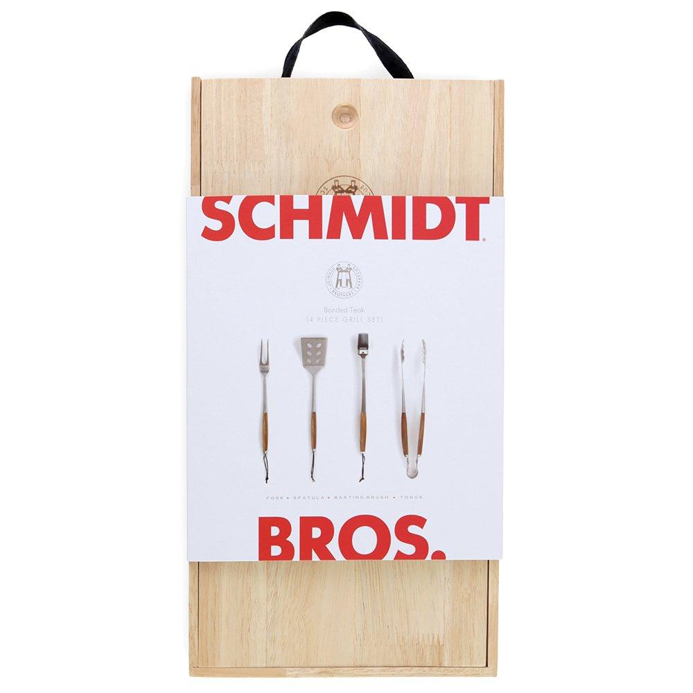 Schmidt Brothers Bonded Teak 4-Piece Grill Set