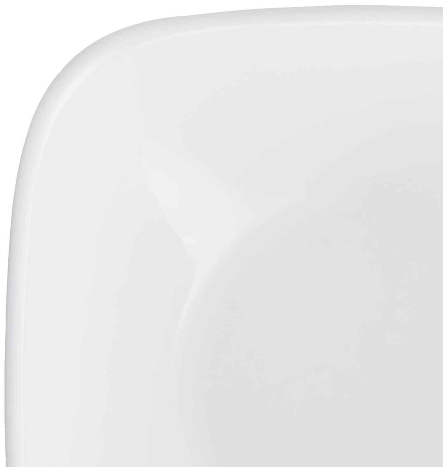 Corelle Pure White 32 oz Square Glass Serving Bowl (Set of 2)