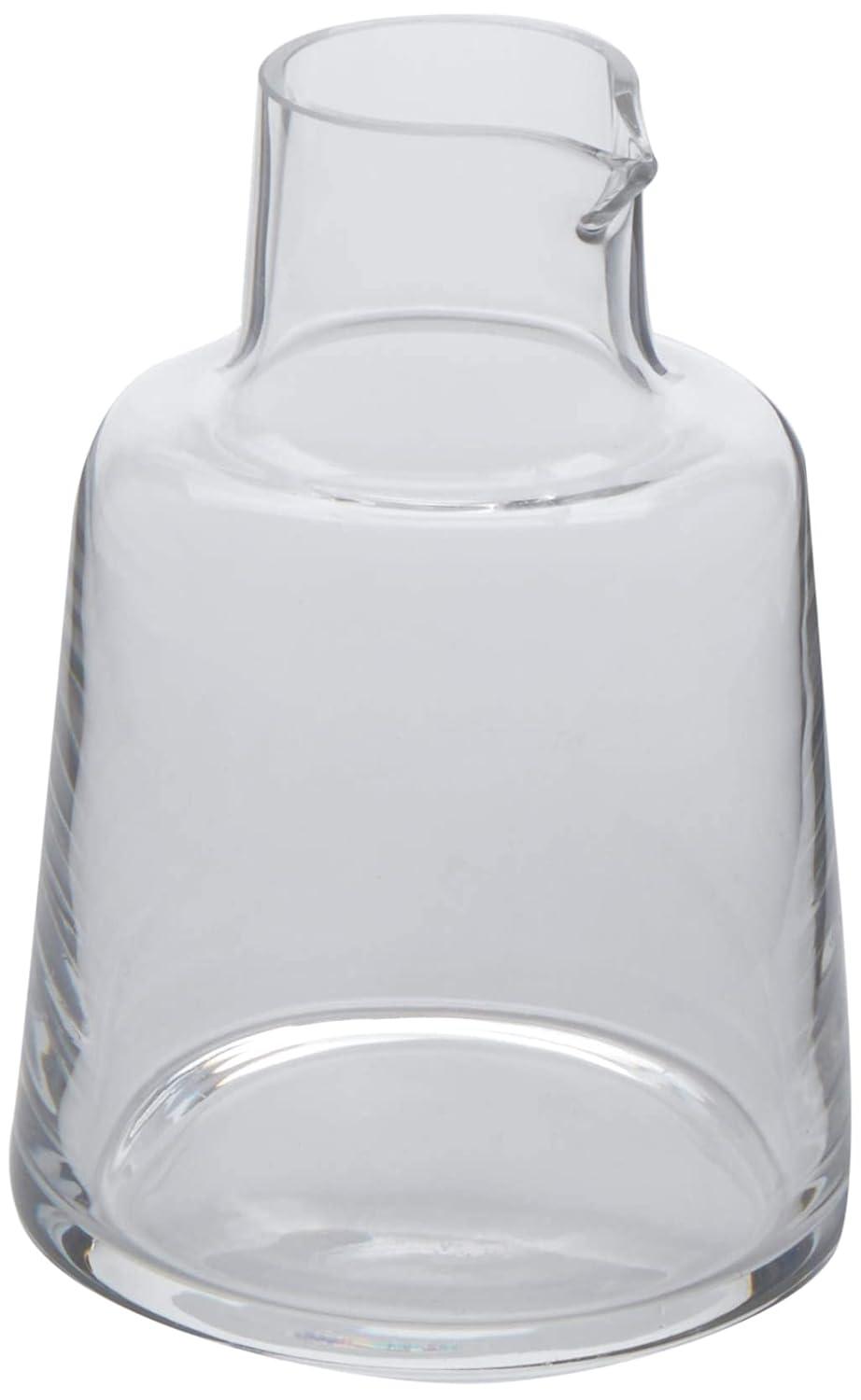 Clear Durable Glass Round Carafe, 12-Ounces