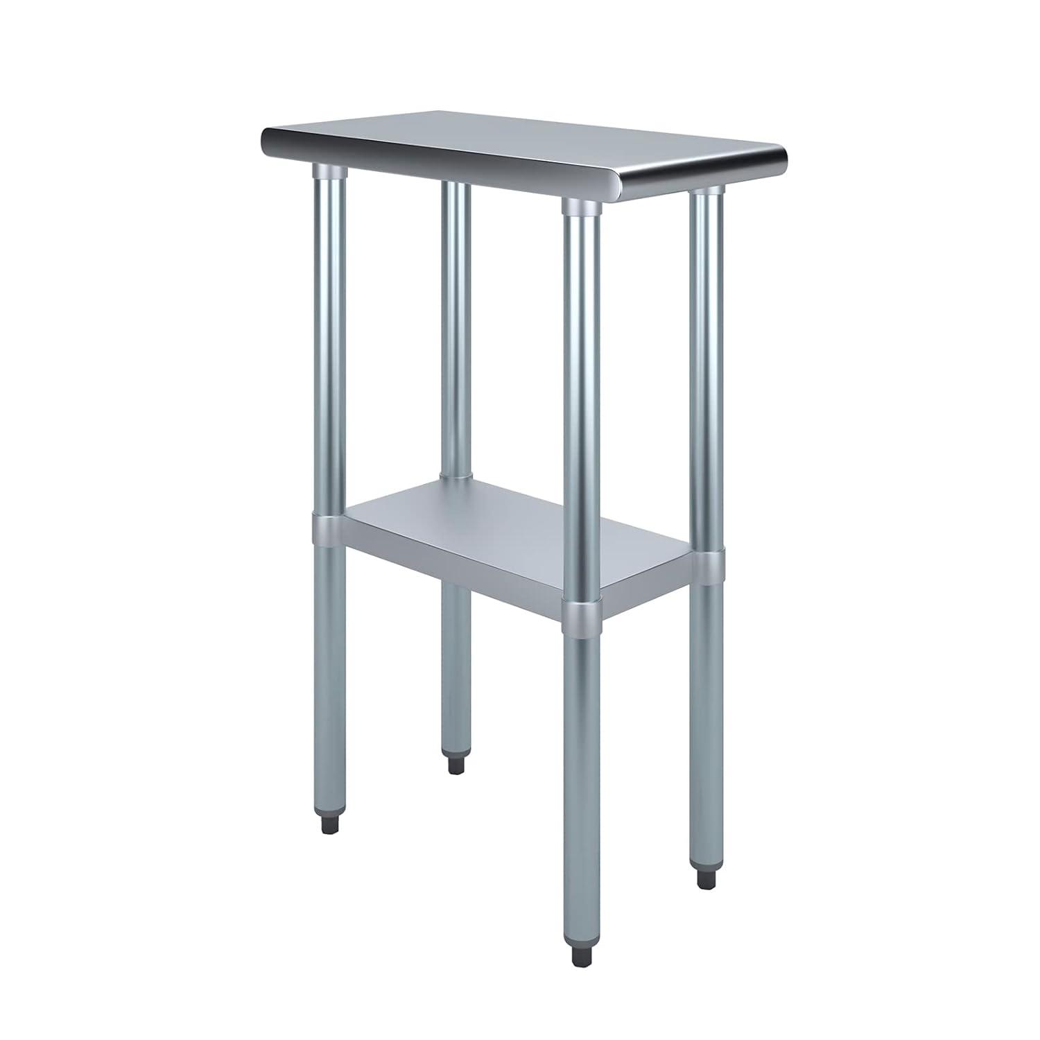 Amgood Stainless Steel Top Workbench