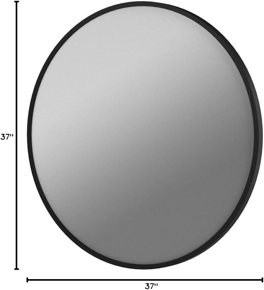 Hub Rubber Round Mirror