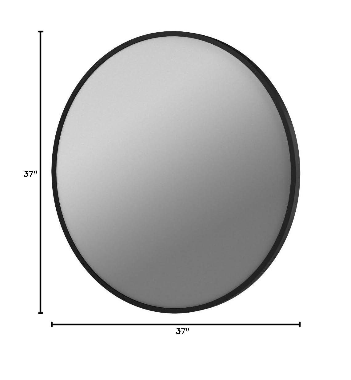 Hub Rubber Round Mirror