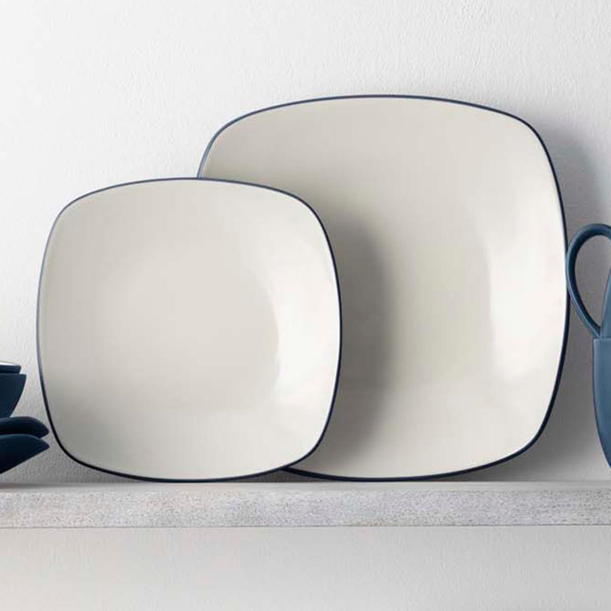 Noritake Colorwave Blue 4-Piece Square Place Setting