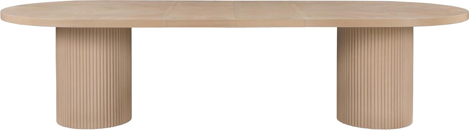 Ivona Natural Oak Extendable Oval Dining Table