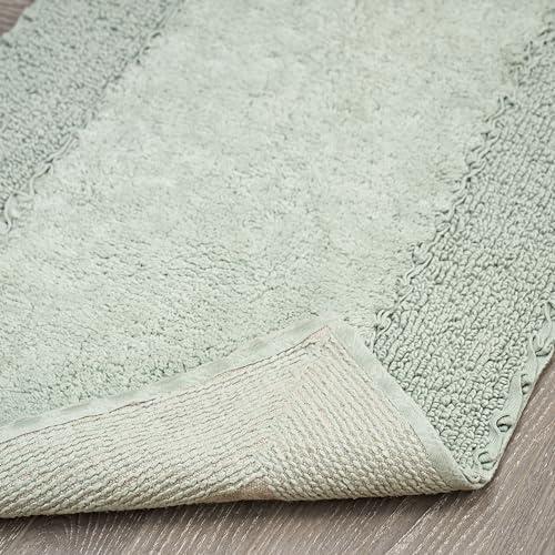 Laura Ashley Ruffle 100% Cotton Bath Rugs